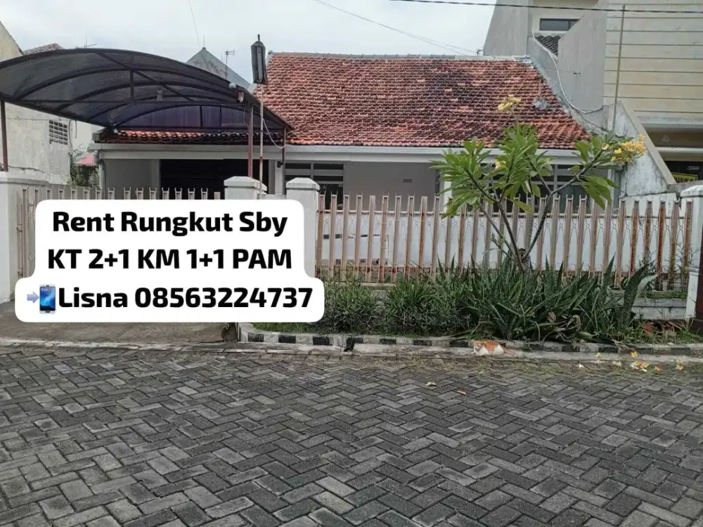 Rumah Disewakan di Rungkut