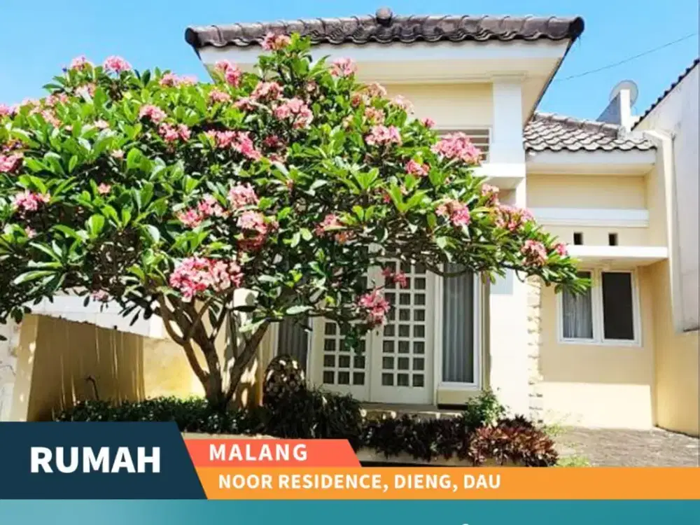Dijual Rumah Terawat Akses Mudah di Noor Residence Malang