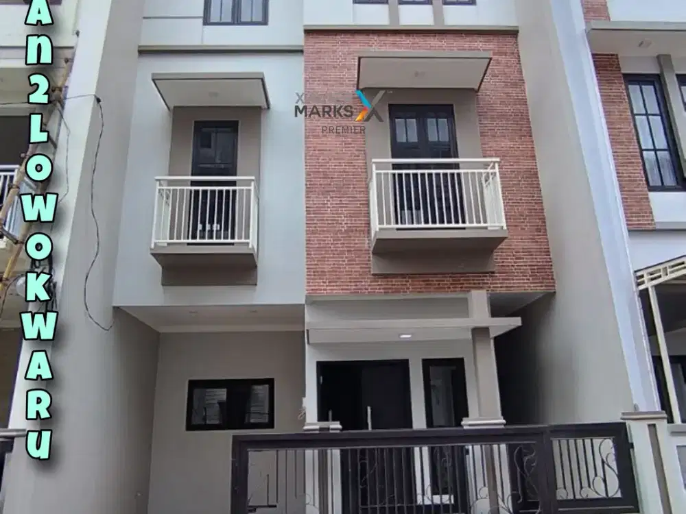 Rumah Americ modern view keren dekat Hua Ind di ikan2 Lowokwaru Malang