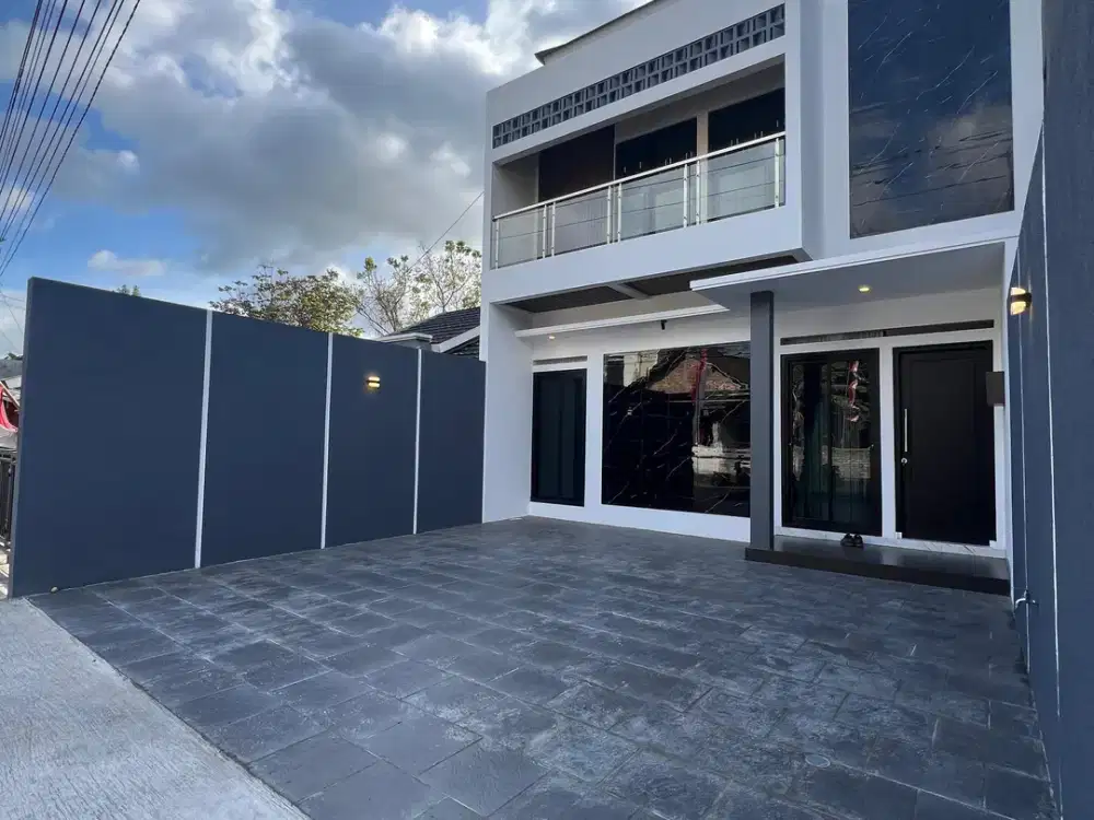 Dijual Rumah Baru 2 Lt Gaya Modern Siap Huni Area Gamping Tengah