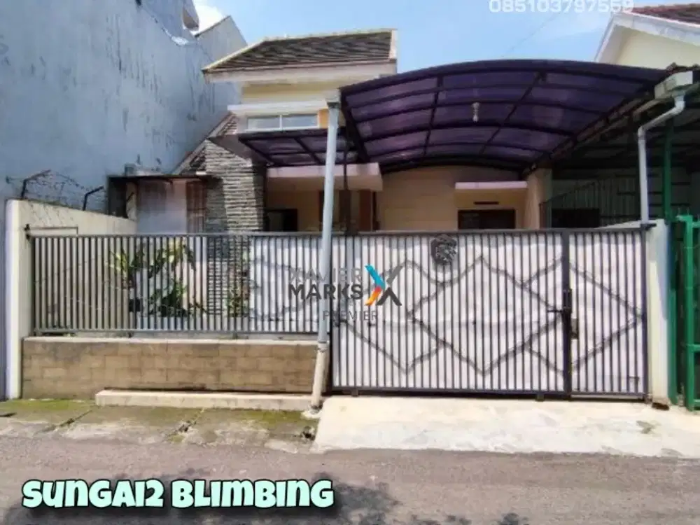 Rumah Minimalis Nyaman Tengah Kota di sungai2 Blimbing Malang