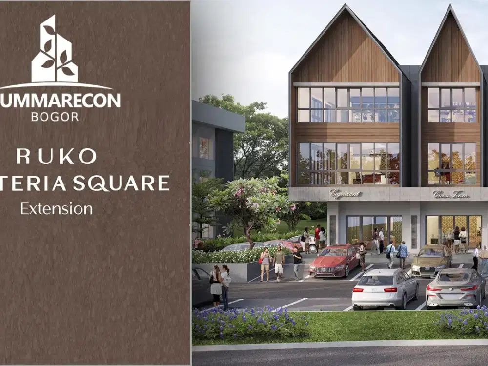 Dijual Ruko Centeria Square Extension di Summarecon Bogor, Jawa Barat