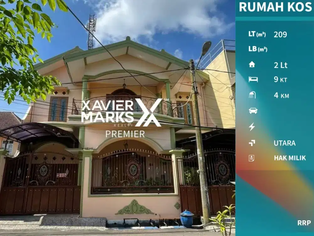 Dijual Rumah Kos  Terawat di Merjosari Lowokwaru Malang