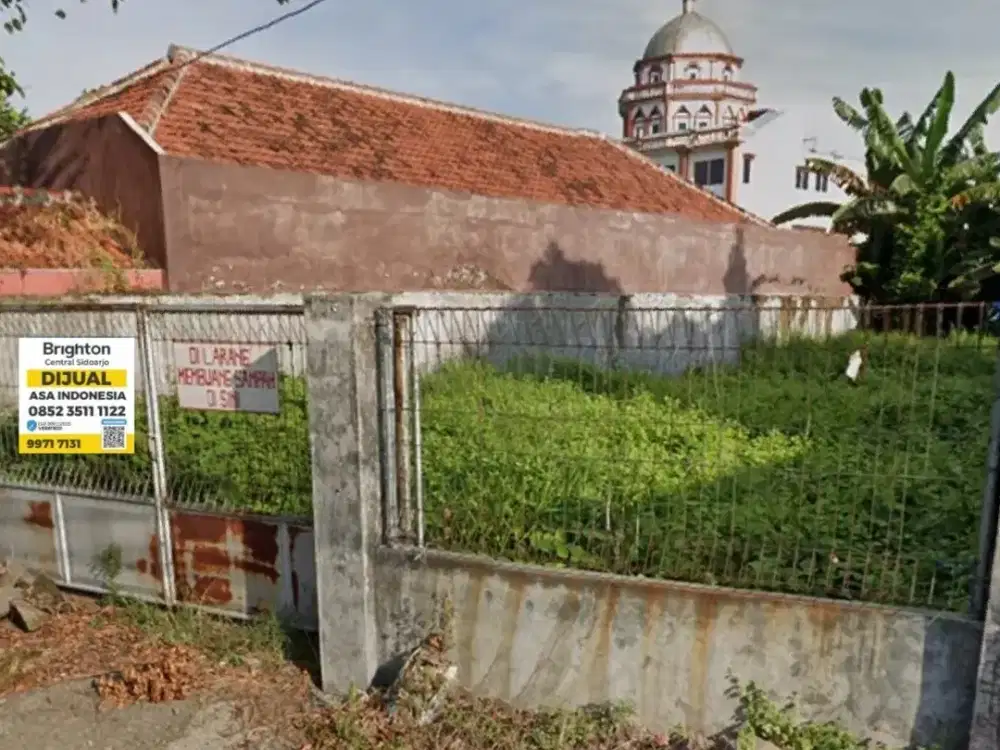 Jual Tanah strategis komersial area 0 jalan raya Bluru Sidoarjo
