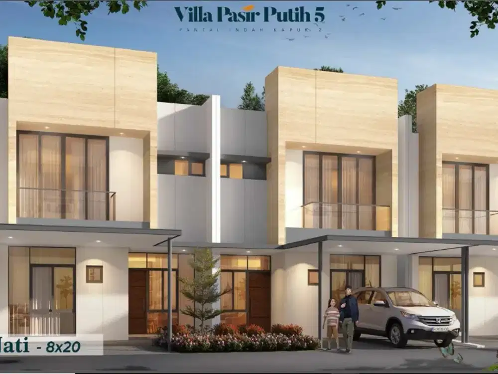 Rumah PIK 2 Villa Pasir Putih 5 DIJUAL Ukuran 8x20 Masih Cicilan