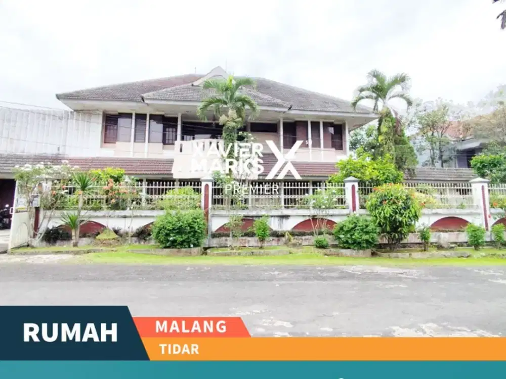 Dijual Rumah Vintage Elit Terawat Luas Mewah Furnish di Tidar Malang