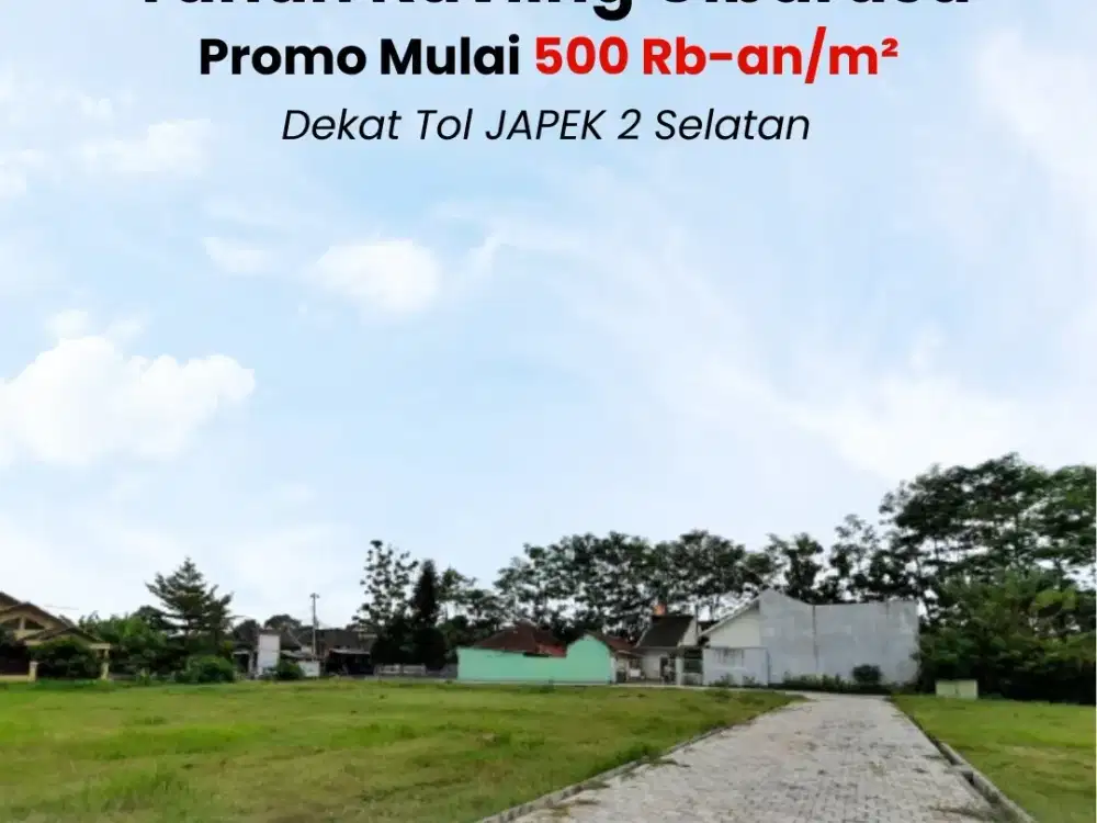 900 Rb-an Kavling SHM Area Bekasi. Bisa Cicil 12x