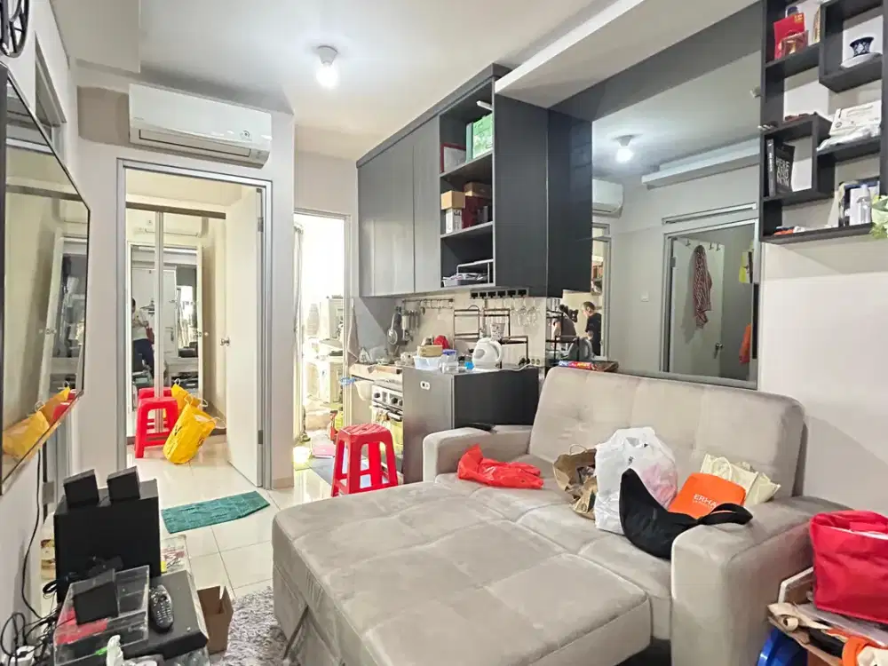 Apartemen Green Bay Pluit 2 BR Fully Furnished Ada Mesin Cuci Bro