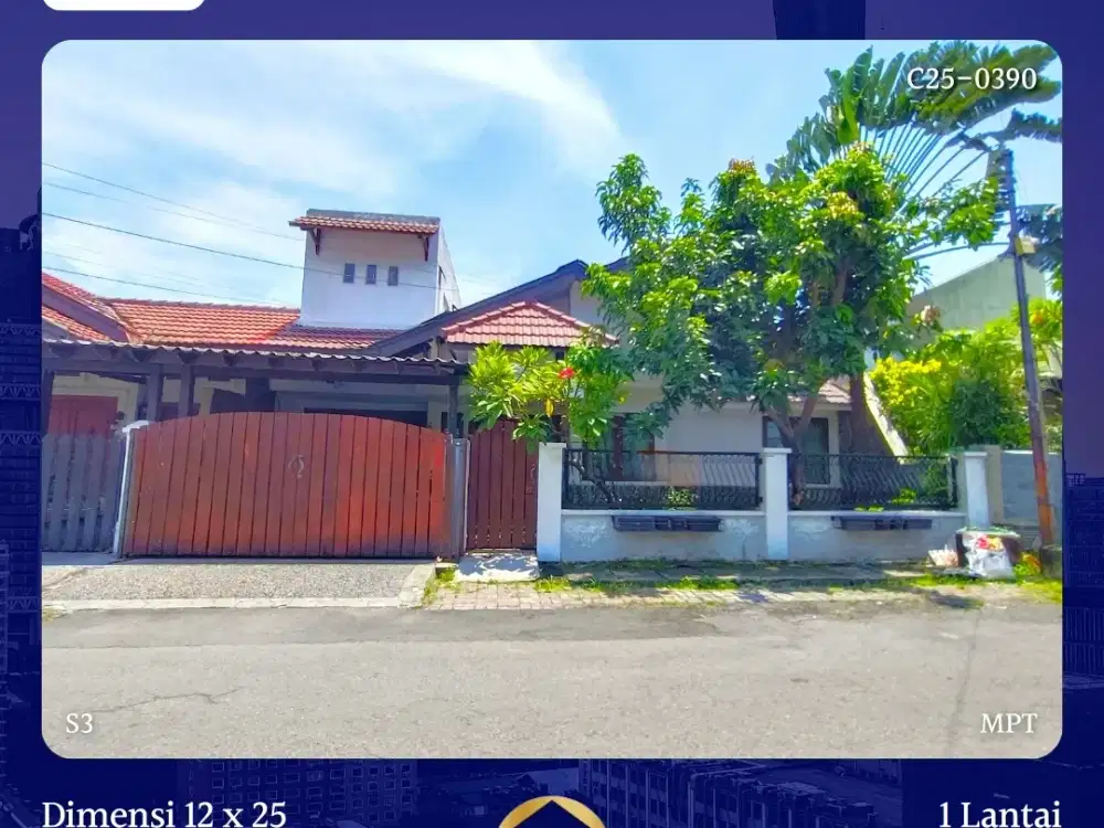 Rumah Baruk Utara Rungkut Pondok Nirwana dkt MERR Stikom Nginden UBAYA