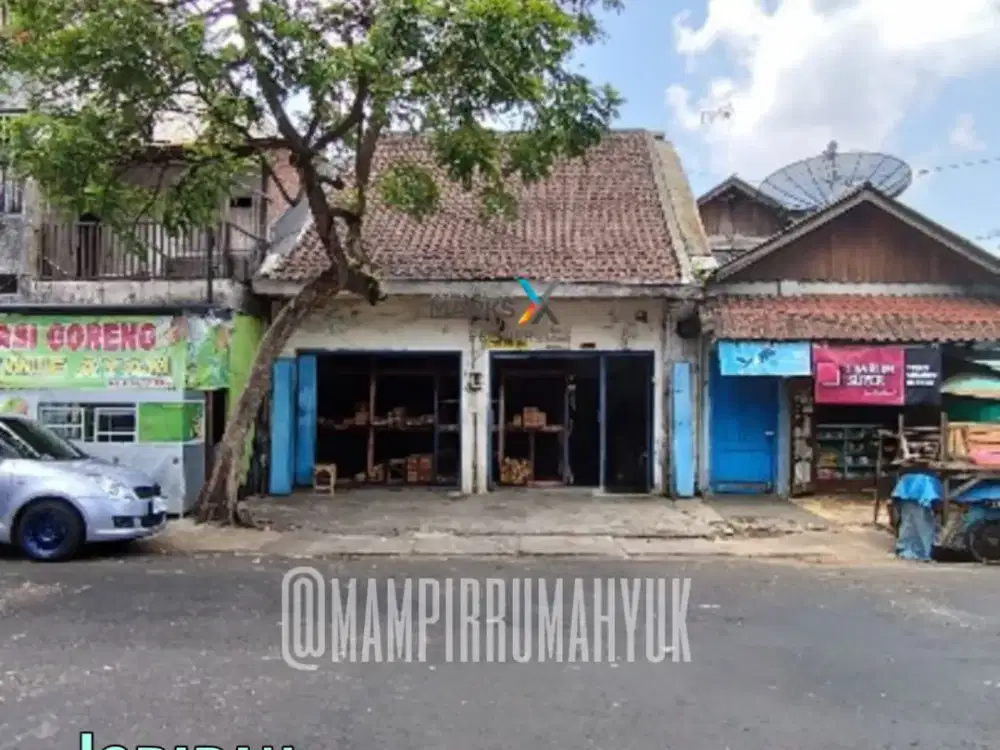 Harga Miring Rumah Usaha dekat Pasar Besar di Jodipan Malang