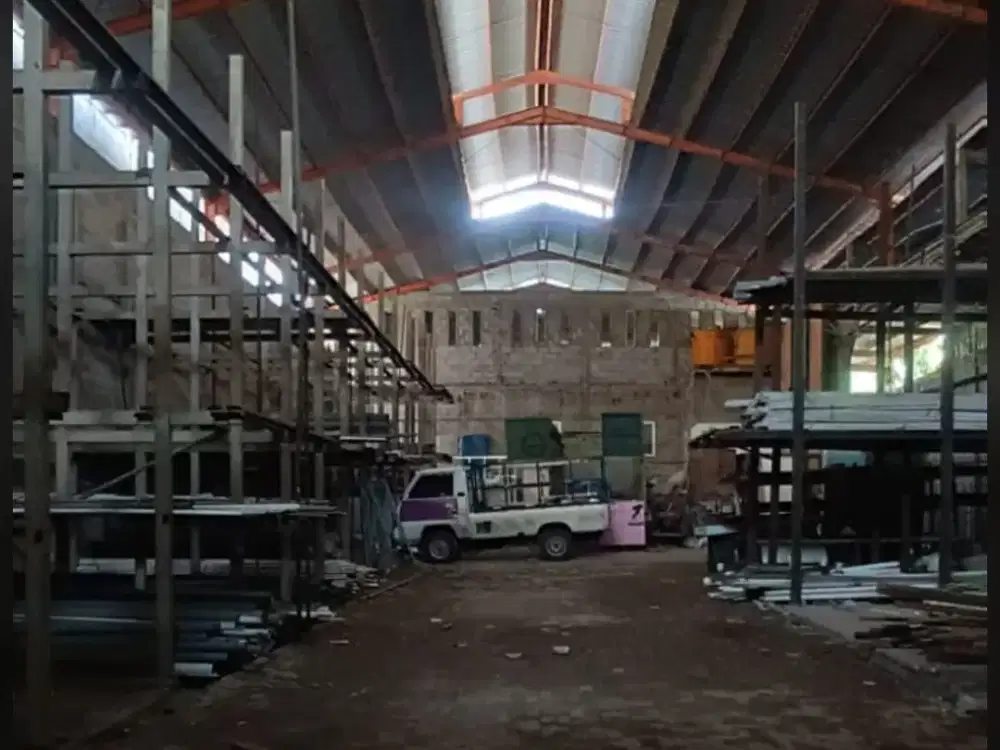 Termurah Gudang Siap Pakai Ada Kantor & Mess Karyawan di Driyorejo