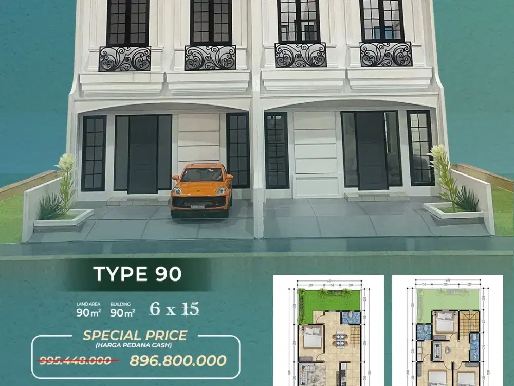 RUMAH MEWAH DI PERUMAHAN GRIYA PRIMA TONASA