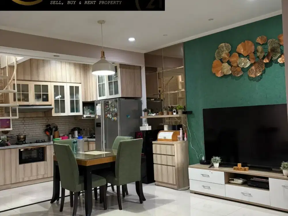 Rumah Dijual Cepat Semi Furnished di Kebayoran Harmony Bintaro FM15860