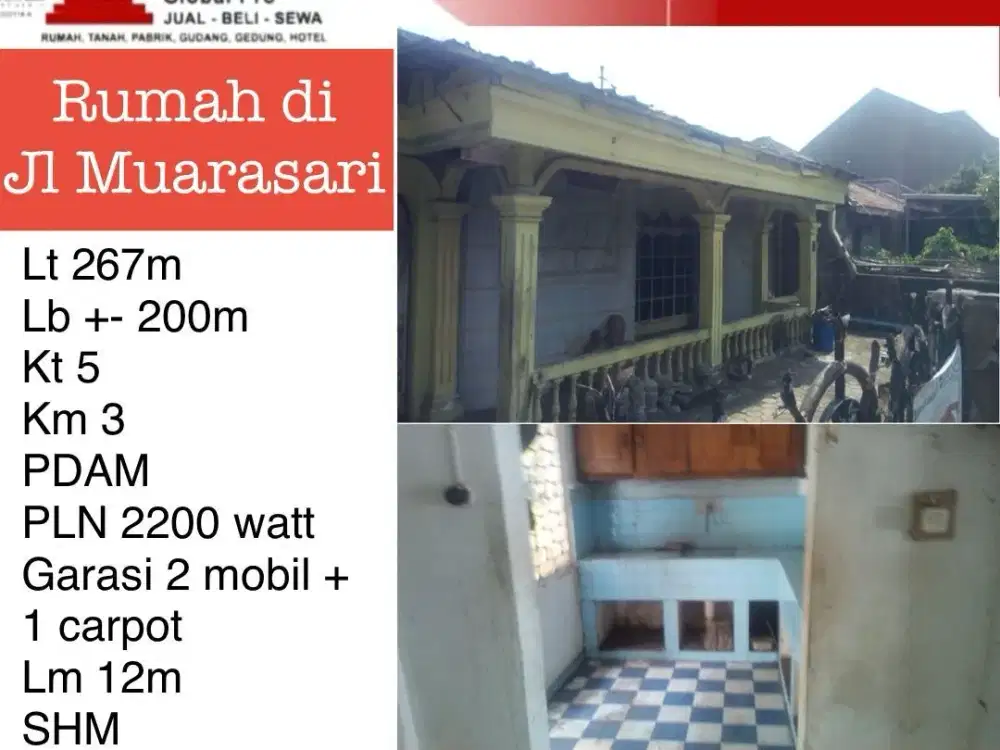 DIJUAL RUMAH DI JL MUARA SARI BANDUNG--  M-ND