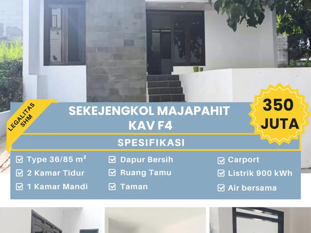 Rumah minimalis lahan datar