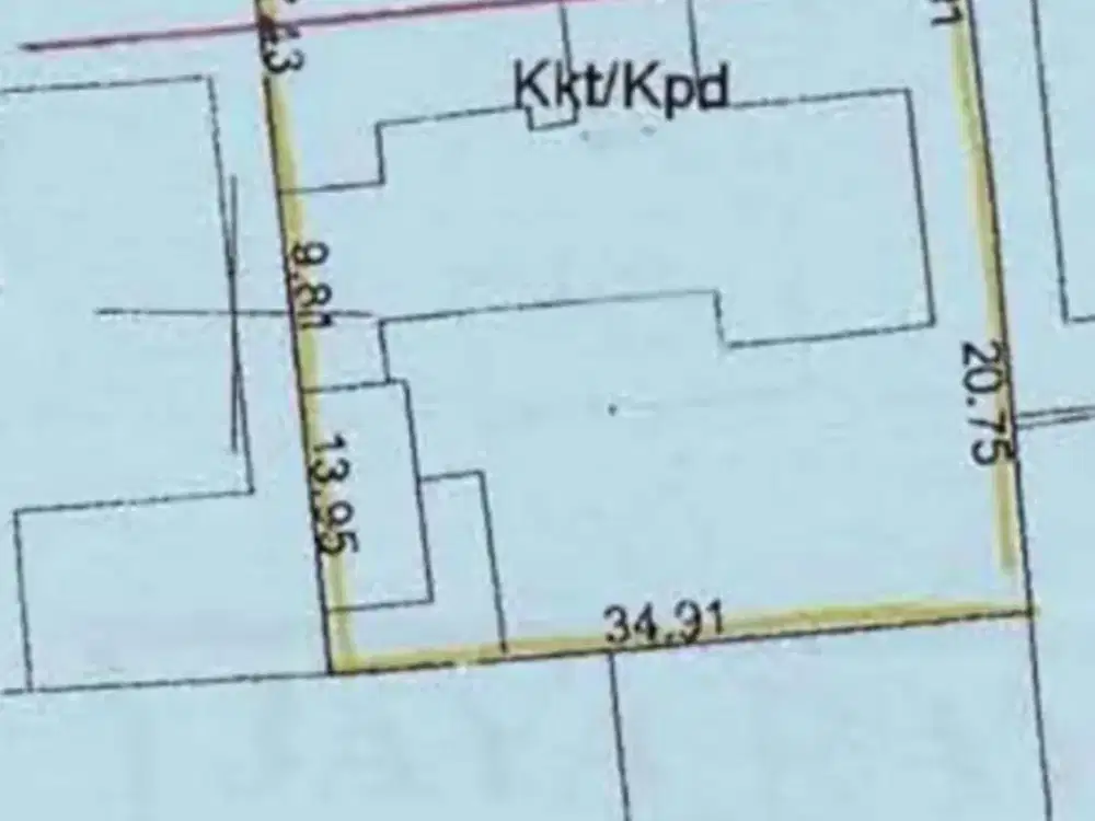 Dijual Tanah Komersial 1,465m2Bangka 12 No 3. 