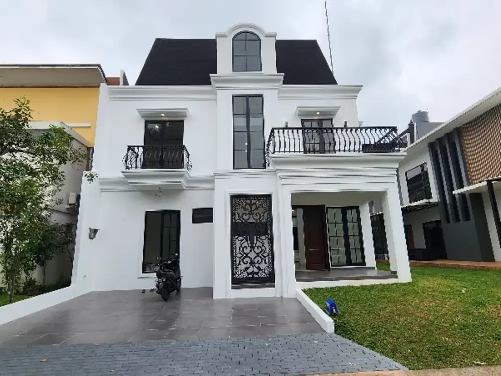 Rumah Mewah Baru Bangunan Klasik The Icon Cluster Cosmo
