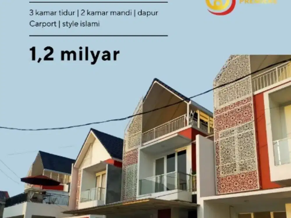 Rumah Mewah 2 Lantai di Pondok Gede hanya 1,2 M, Tanpa Bi Checking