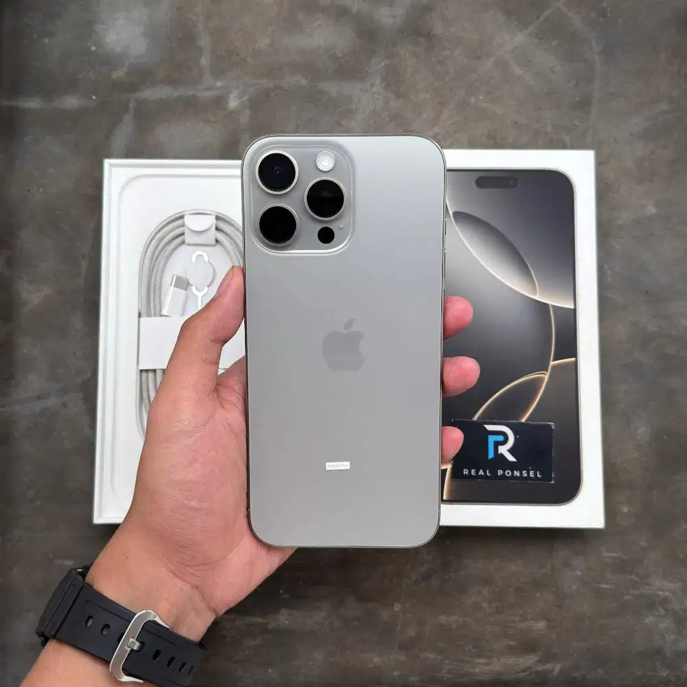 iPhone 16 Pro Max 256 iBox Natural - Garansi Agustus 2026 - ProMax