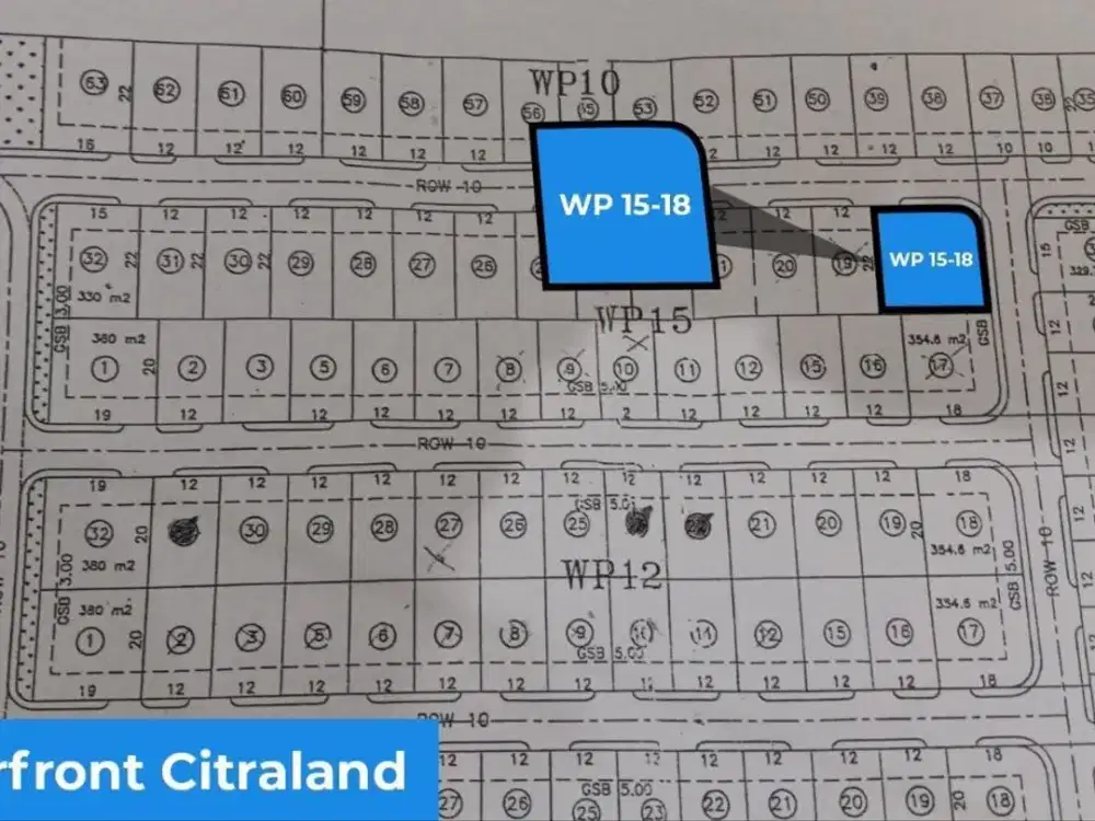 JUAL TANAH SIAP BANGUN WATERFRONT CITRALAND