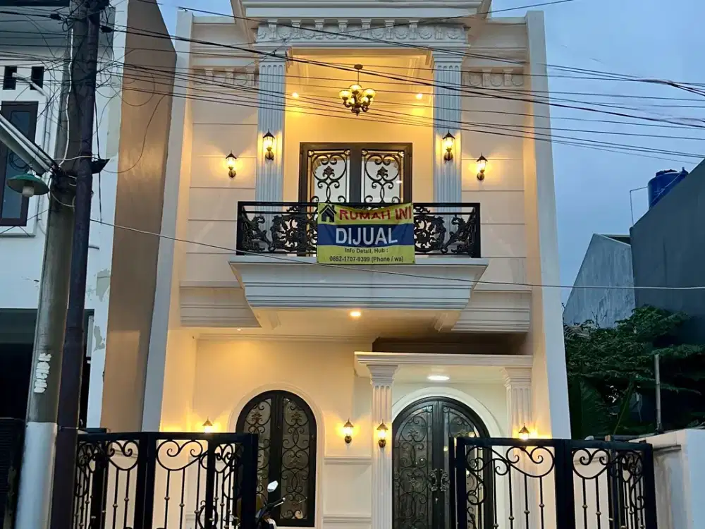 Rumah Baru Mewah American Classic 2,5 Lantai Strategis Di Jagakarsa