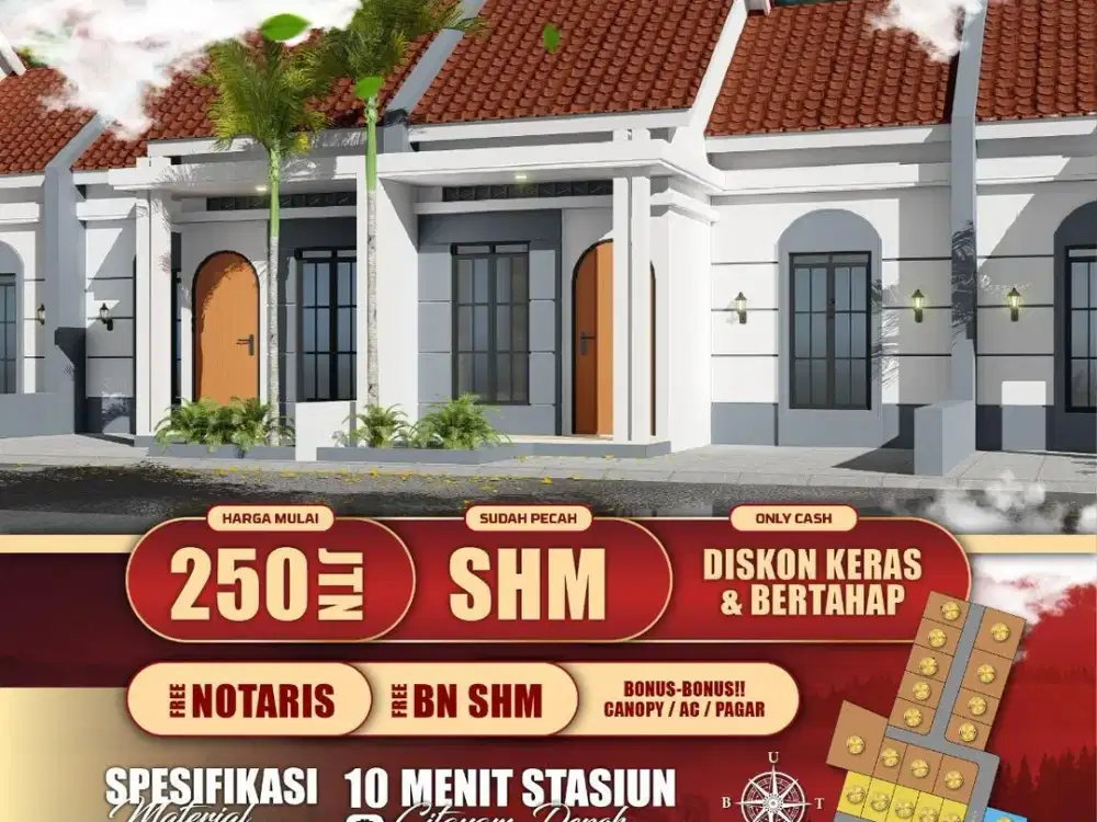 Rumah cluster harga promo di Hamizan Regency 6