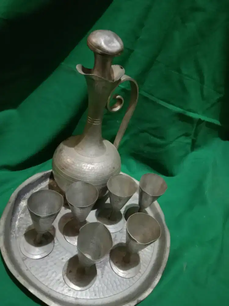 SET TEKO  Jadul Antik Classic Klasik Lawas Kuno BANKA TINWERK