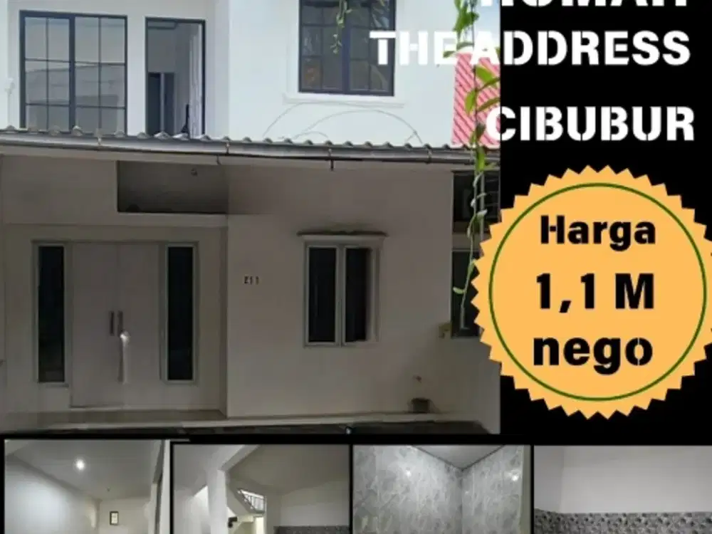 Di Jual rmh baru renov, bersih, siap huni di dlm cluster citra gran