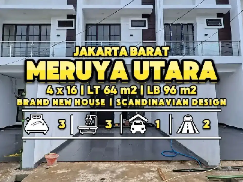 Scandinavian Brand New House 10 menit ke Puri Indah, Jakbar