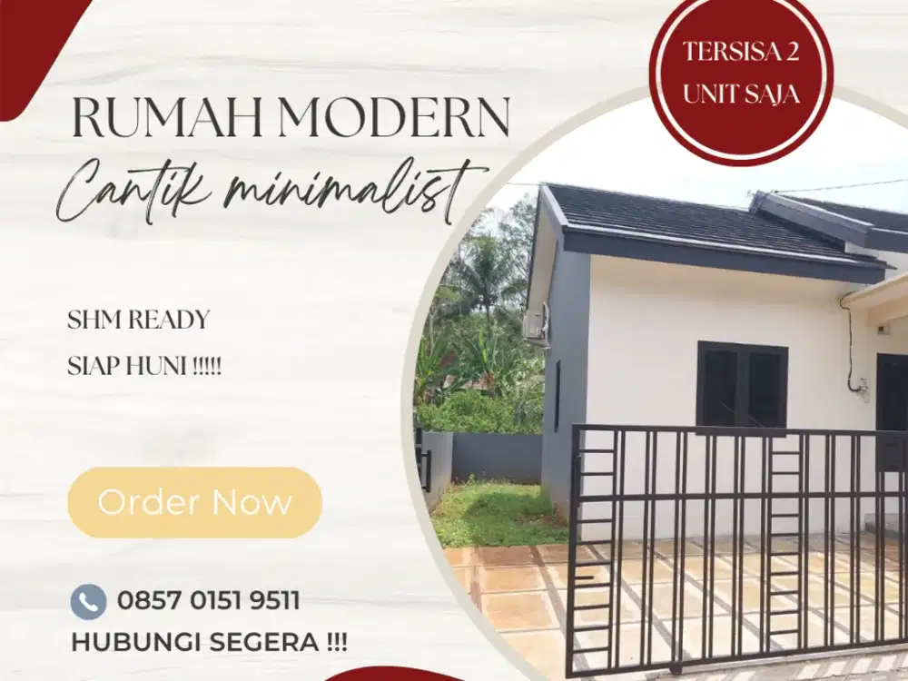 Rumah Baru Bonus AC Siap Huni di Semarang