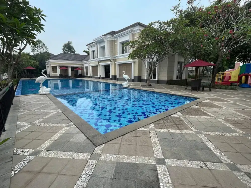 Rumah Flamingo Residence Gading Serong Posisi Di depan Pool