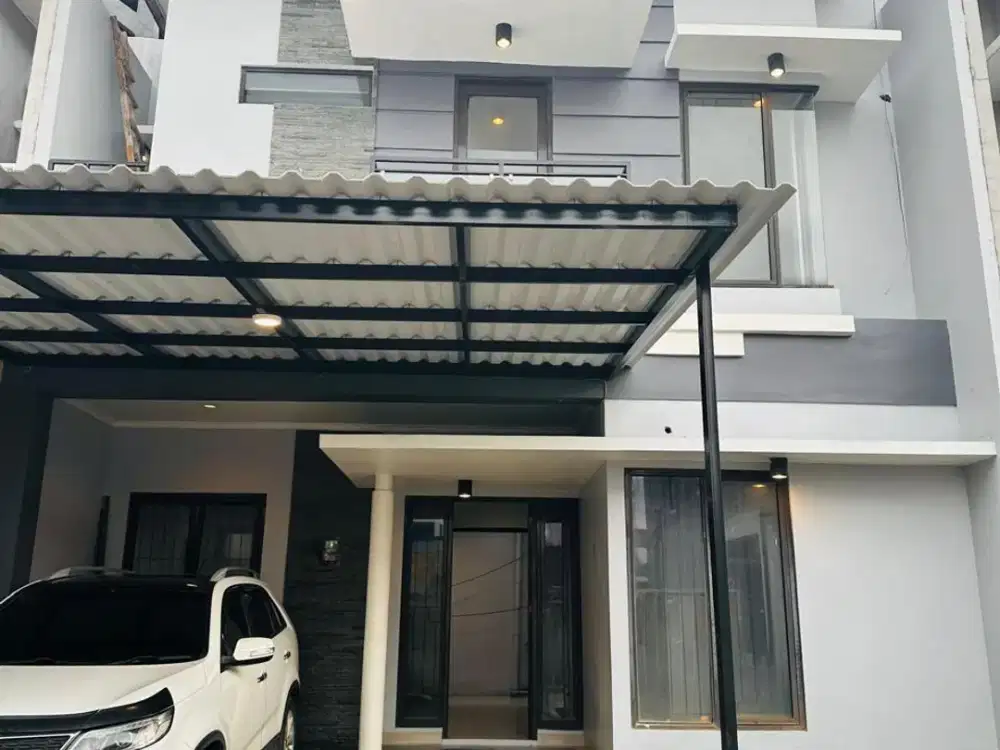 Jual Rumah Cantik 2 Lantai Siap Huni Baru Renov di Puri Primacom Depok