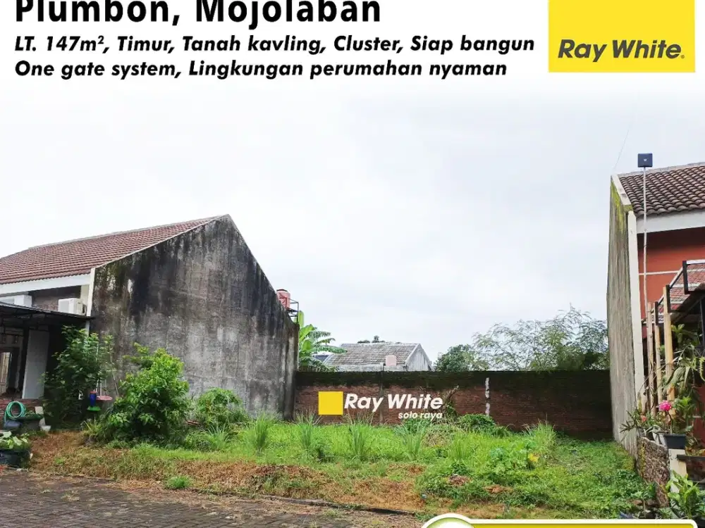 Dijual Tanah Kavling di Perumahan One Gate Plumbon, Mojolaban