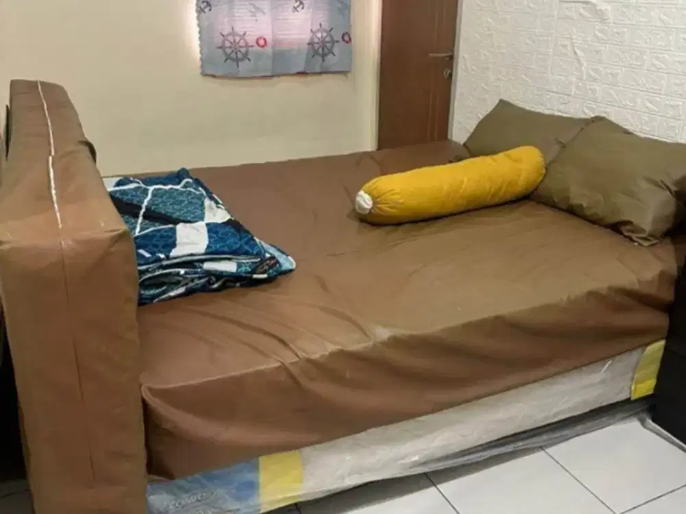 dijual apartemen puncak permai 2 br jadi 1 br furnished