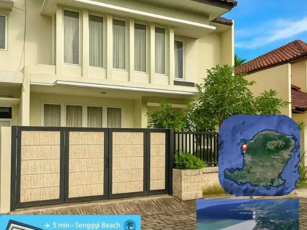For Sale Vila Senggigi, FUUL ISI, Siap pakai  Kota Mataram area Alorvi
