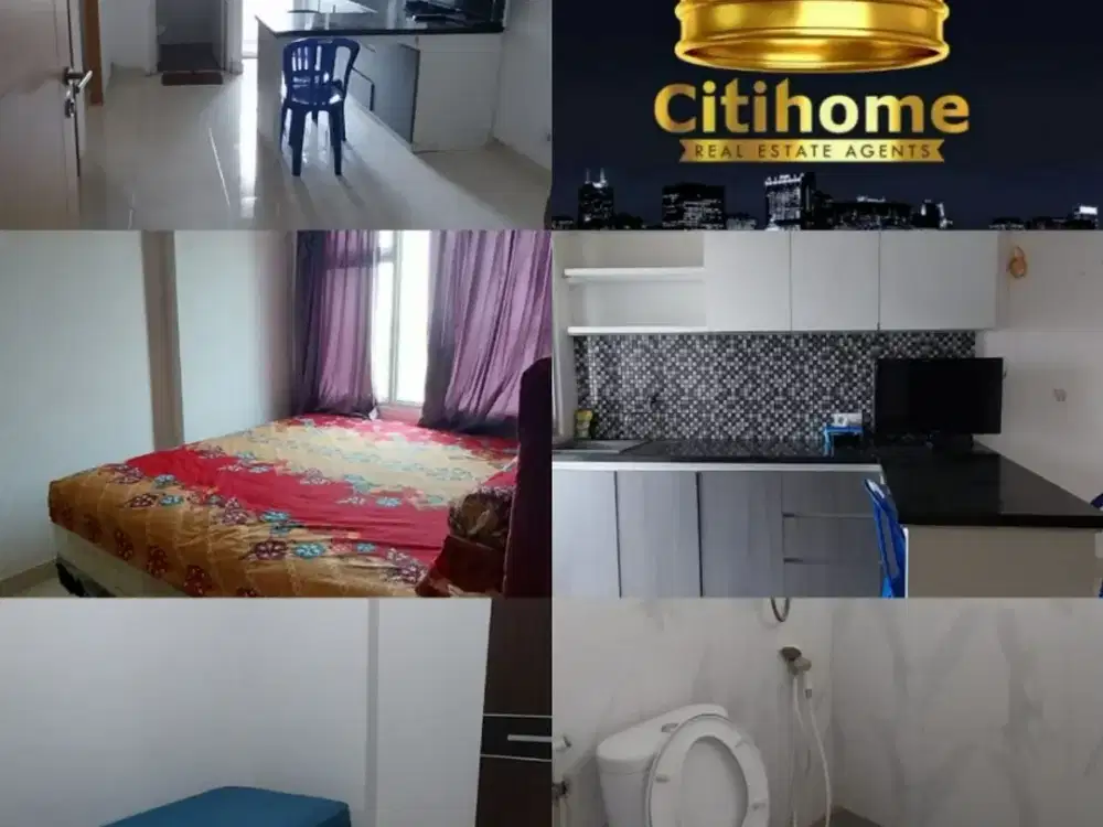 Disewakan tahunan 2br semi furnish apartemen educity by Citihome