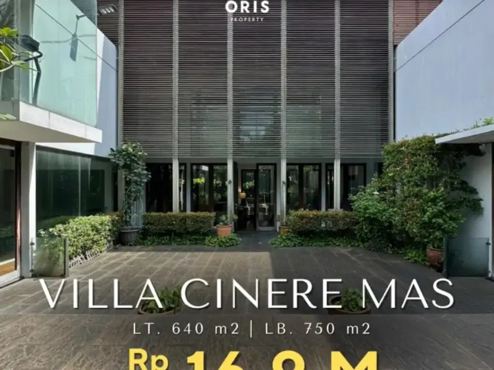 Rumah Moderen Tropis Designed by Andra Matin di Villa Cinere Mas Depok