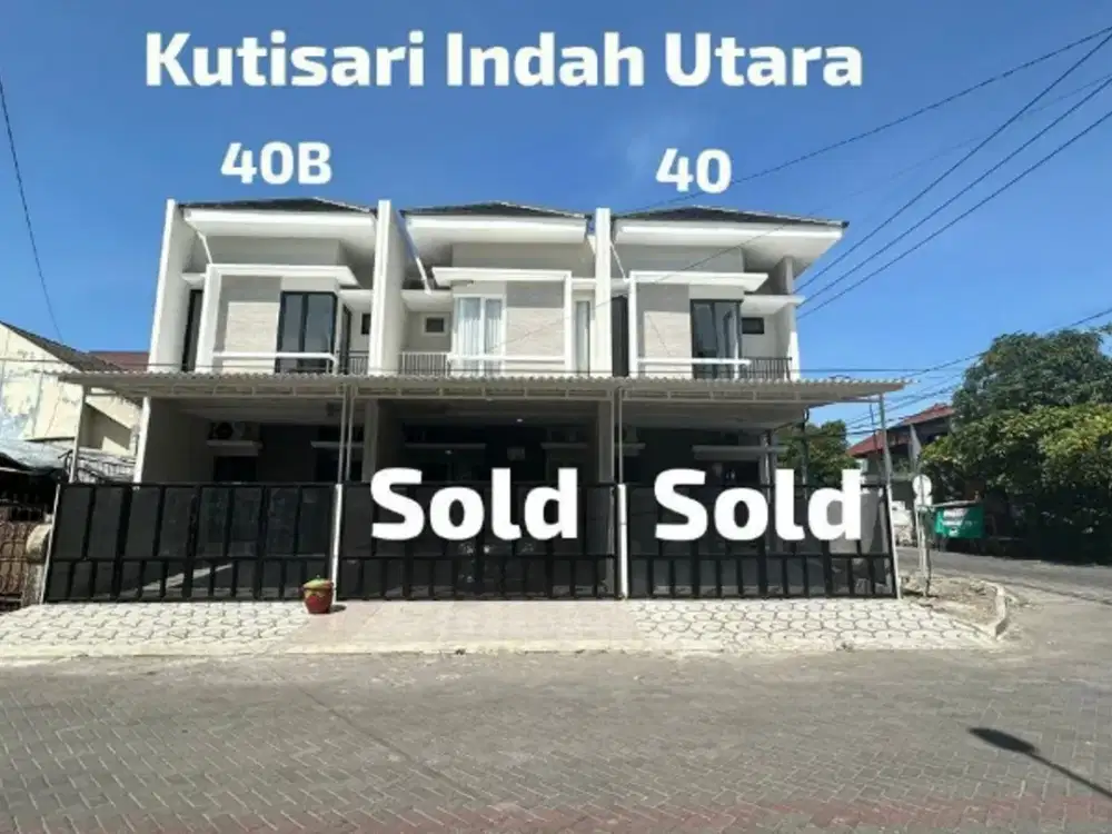‼️BARU GRESS SISA 1 UNIT‼️PERUM KUTISARI INDAH UTARA BARU GRESS