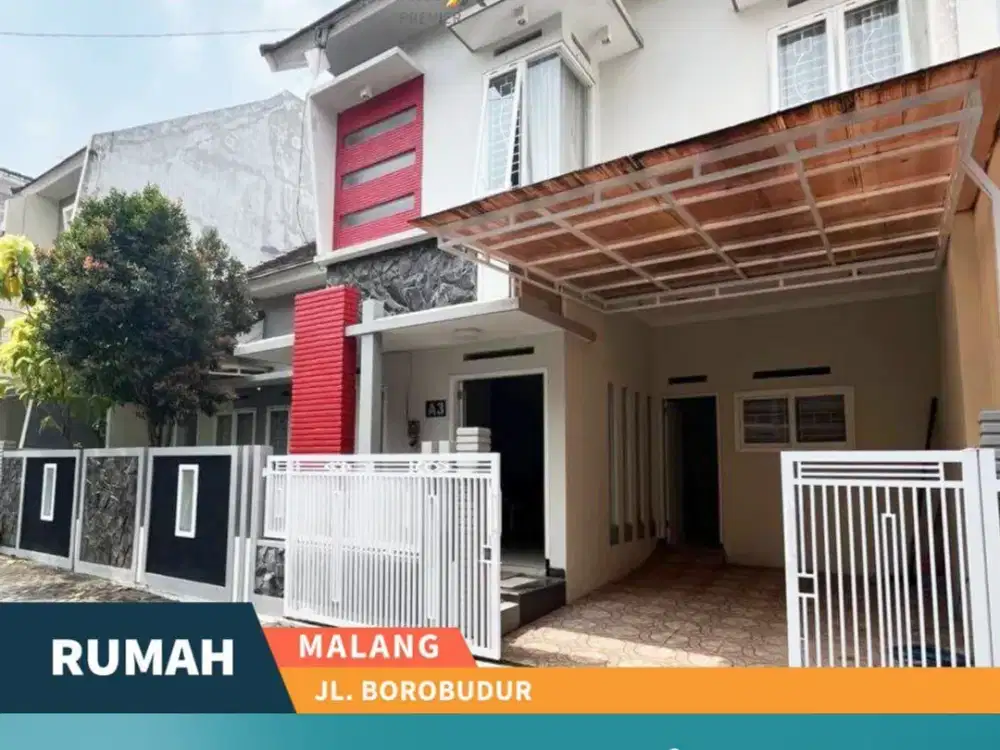 Dijual Rumah Minimalis 4 KT Full Furnish di Borobudur, Blimbing Malang
