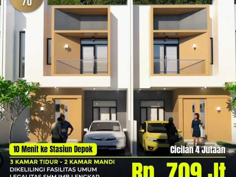 Rumah idaman 2 lantai di lokasi premium