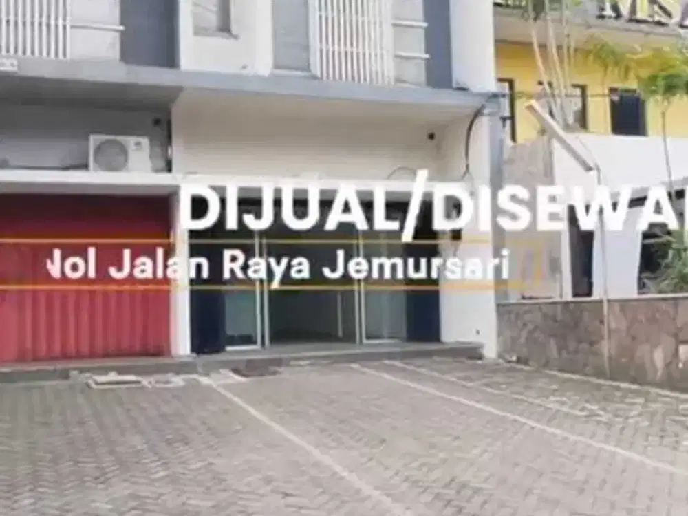 Ruko Nol Jalan Raya Lokasi Jemursari Wonocolo Surabaya