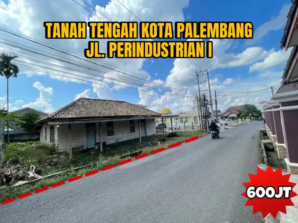 Tanah Kavling Pinggir Jalan Perindustrian I KM. 9 Palembang