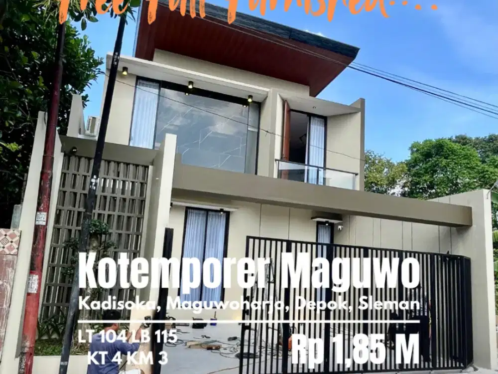 Rumah baru mewah furnished kadisoka maguwo
