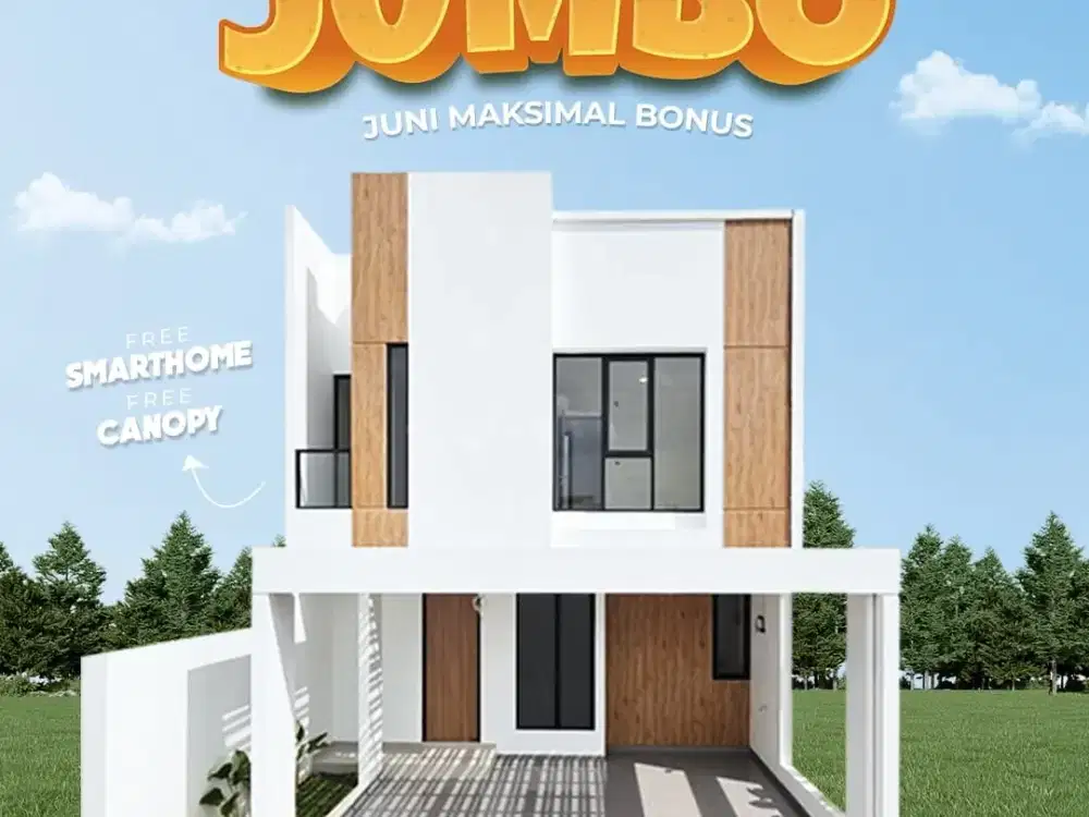 Kayu Manis Somerset rumah 2 lantai di Bintaro SHM