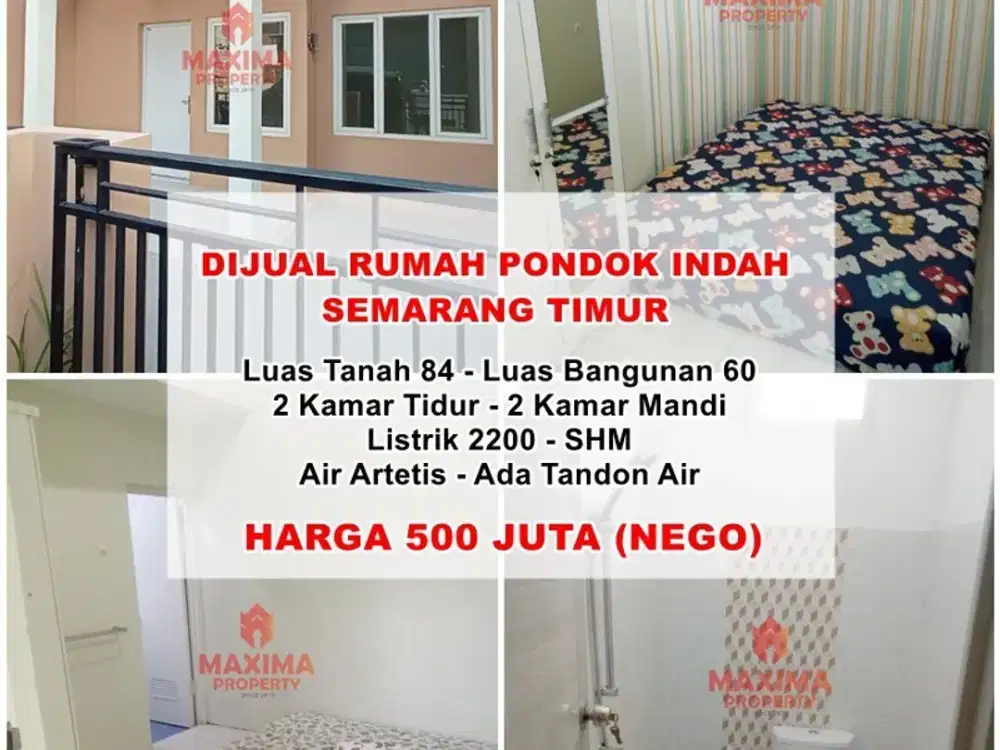Di jual rumah di semarang timur pondok indah