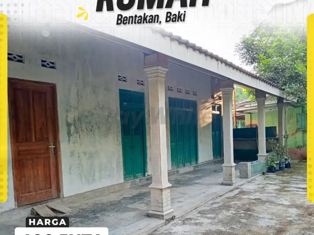 Dijual Rumah Siap Huni di Bentakan, Baki, Sukoharjo