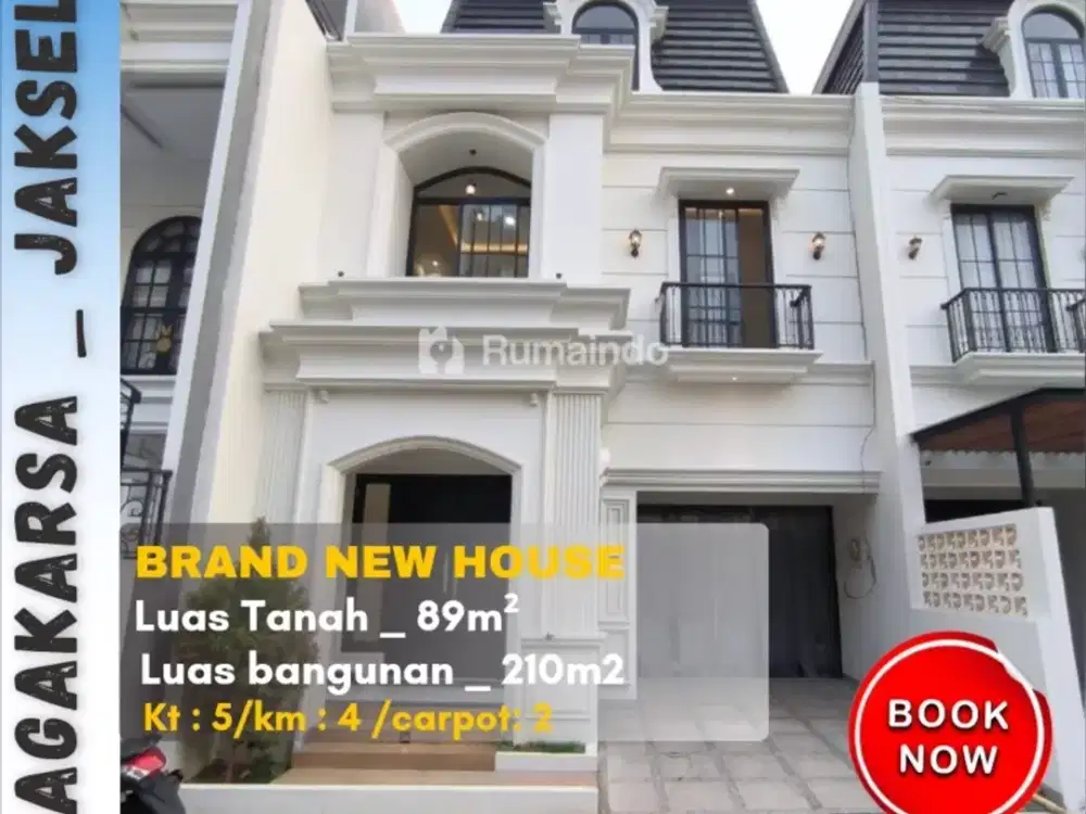 Dijual Rumah Cluster American Classic  di Jagakarsa Jakarta Selatan
