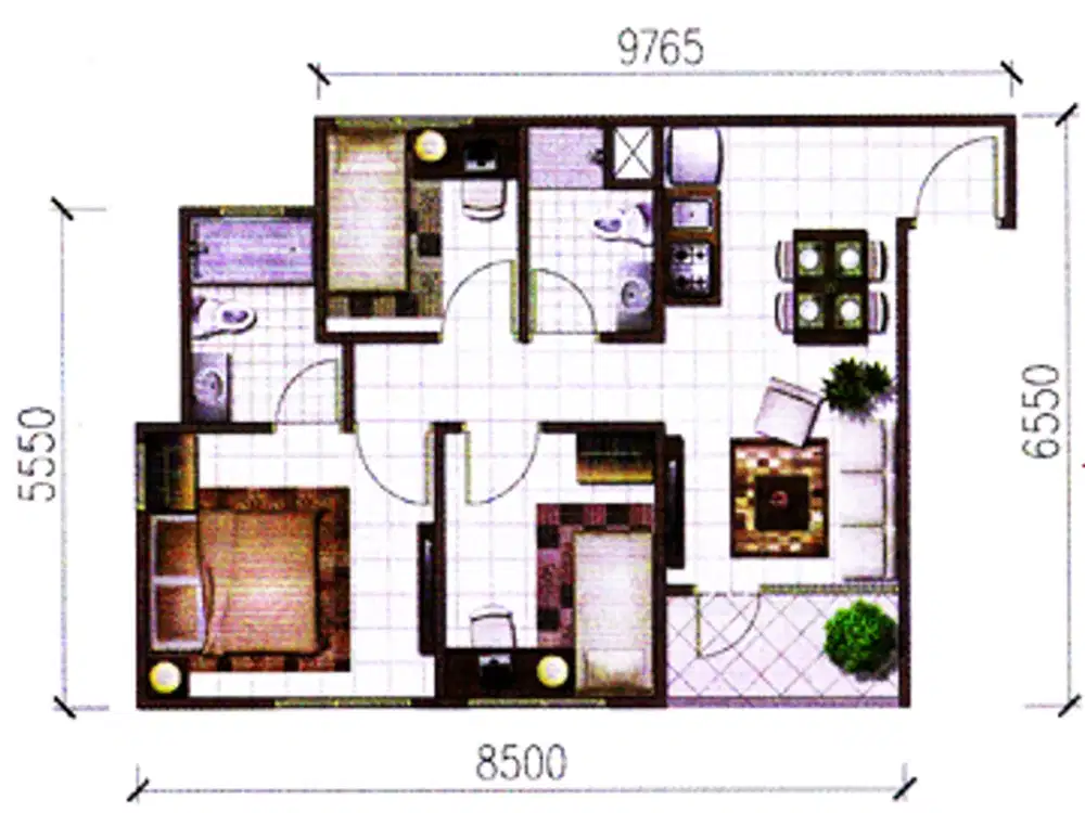 Apartment Sky Terrace (3 BR)