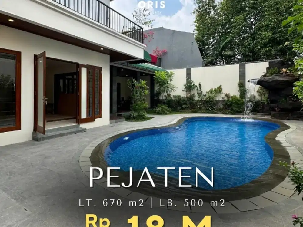 Rumah Brand New Renovated Swimmimg Pool di Pejaten Jakarta Selatan