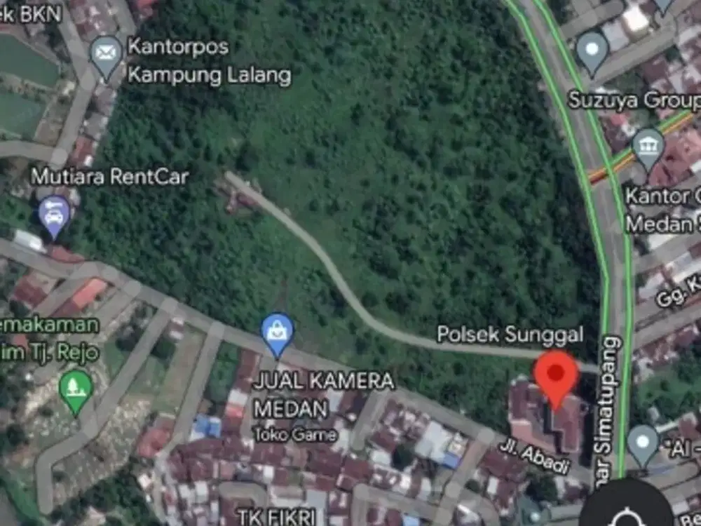 DIJUAL TANAH DI DALAM KOTA DAERAH MEDAN SUNGGAL  LOKASI STRATEGIS